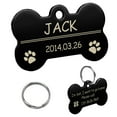 thumbnail image 5 of Pet Artist Personalized Bone Shape Dog Tags Engraved Pet Puppy ID Name Stainless Steel S-L, 5 of 10