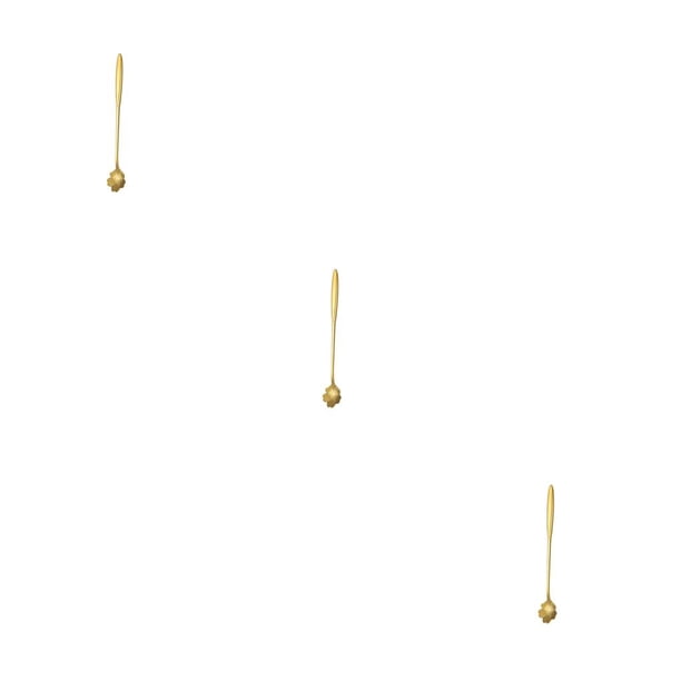 Toystoory Cuchara agitadora de acero inoxidable con mango, cucharas para palitos de vino, barra, herramienta de mezcla, accesorio para vasos para Type1 NO1