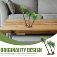 thumbnail image 3 of MasteelfCA Artificial Coconut Tree Decor Beautiful Scenery Decor for Home Store Fish Tank (Green), 3 of 8