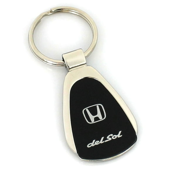 Au-TOMOTIVE GOLD Del Sol Black Teardrop Key Fob