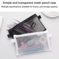 thumbnail image 6 of Tansparent Mesh Cosmetic Storage Bag,Zipper Pencil Case,Toiletries Handbag Stationery,Purse Organizer Pouches, 6 of 7