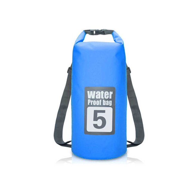 Soidarity Bolsas impermeables, ajustable multifuncional para exteriores, bolsa plegable de viaje de gran capacidad para Rafting en Kayak, canotaje Deportes acuáticos Azul Soidarity OD027612-03