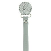 Crushed Crystal Ribbon Pacifier Clip