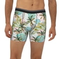 thumbnail image 4 of Rocae Watercolor Palm Tree for Stretch Moisture-Wicking Underwear,Men's Underwear Boxer Briefs XX-Large, 4 of 9