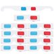 thumbnail image 4 of 10 Pcs Lightweight Red Blue Anaglyph Glasses for Movies, Games, and Home Theater Viewing – Portable Cardboard 3D Viewing Eyewear, 4 of 5