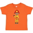 thumbnail image 3 of Inktastic African American Boy, Fireman, Firefighter, Helmet Boys Toddler T-Shirt, 3 of 5