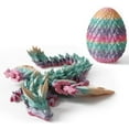 thumbnail image 2 of Home Office Desk Decor3D Printed Dragon Egg Crystal 3D Dragon Fidget Toys for Adult Articulated Dragon Egg Surprise Dragon Gifts, 2 of 5