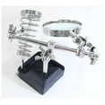 thumbnail image 3 of MAGNADESK For Soldering, Crafting, Model-Making | 2½" (6.4 cm) Magnifier | 1½" (3.8 cm) Clips | 2"x2" (5.1 cm x 5.1 cm) Base | 3½" (8.9 cm) Holder | Ultimate Precision Tool, 3 of 5