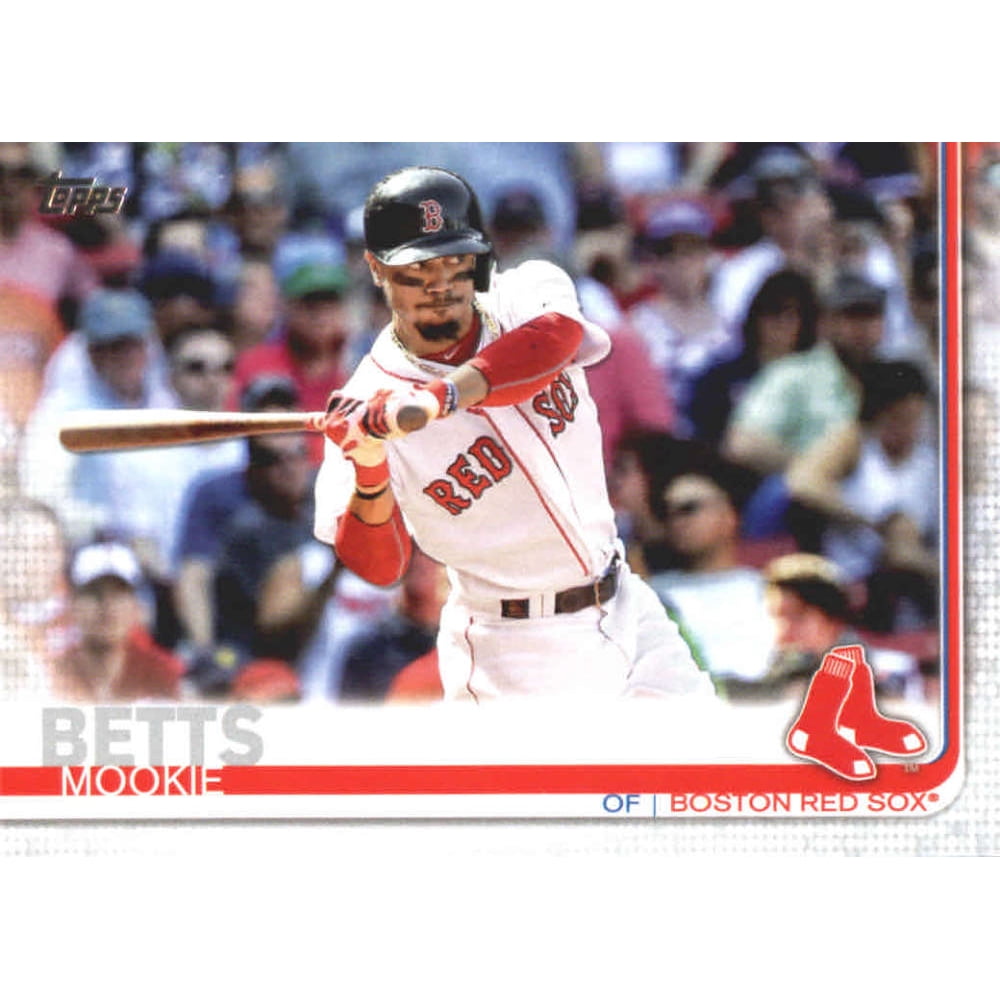 2019 Topps 50 Mookie Betts Boston Red Sox Baseball Card