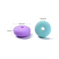 thumbnail image 5 of 1 strand Handmade Polymer Clay Beads Strands for DIY Jewelry Crafts Supplies Flat Round Colorful 6~7x3mm Hole: 1.5mm 113~116pcs/strand 15.55 inch~16.14 inch(39.5~41cm), 5 of 7