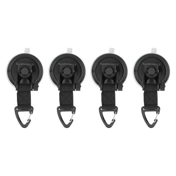 4 anclajes con ventosa de alta resistencia para colgar toldos laterales de automóviles, accesorios para lonas de camping