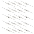 thumbnail image 3 of 200pcs Connecteurs de Lustre en Métal Fixant des Pièces de Perles de Cristaux de Noeud Papillon, 3 of 9