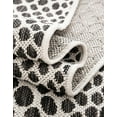 thumbnail image 6 of Jill Zarin Outdoor Collection Area Rug - Cape Town (2' x 7' 1" Runner Black/Ivory), 6 of 7