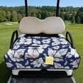 thumbnail image 2 of HUIACONG Blue Peony Golf Cart Seat Covers Breathable Portable Golf Cart Seat Covers Club Car Comfortable Anti-Slip Fit Most Cars EZGO Yamaha Club Car, 2 of 7