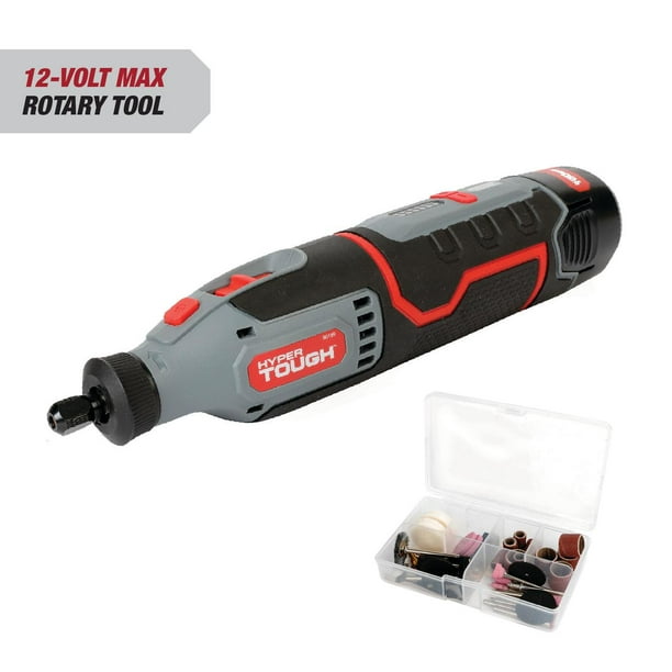 Hyper Tough 12V Max Cordless Rotary Tool with 40-Piece Accessory