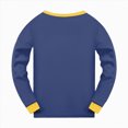 thumbnail image 5 of NOLDARESToddler Christmas Pajamas Pjs Set Boys Girls 2pcs Nightwear Long Sleeve Sleepwear Sets Xmas Jammies X106-Navy, 5 of 5