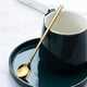 thumbnail image 2 of Cterwk - 10 cucharas de café de acero inoxidable, cucharas de té de mango largo, cucharas para té helado, cucharas largas, doradas, 2 of 7