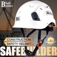 thumbnail image 2 of Casco de seguridad SAFEBUILDER ABS para construcción, blanco, 2 of 7