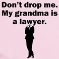 thumbnail image 2 of CafePress - My Grandma Is A Lawyer Body Suit - Long Sleeve Cotton Baby Bodysuit, 2 of 4