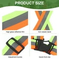 thumbnail image 3 of Uxcell Reflective Safety Vest, Hi-Vis Safety Vests, Adjustable High Visibility Strips for Jogging Cycling Yellow/Orange, 3 of 7