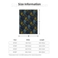 thumbnail image 5 of Sikiie Sunflowers Cozy Flannel Fleece Throw Blanket: Lightweight & Thick for All Seasons - Perfect for Women, Men, & Kids"80"x60", 5 of 6