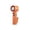 Orange, variant on PUSPU Digital Display Back Clip High-speed Fan USB Multi-purpose Foldable 100-speed Clip Umbrella Fan