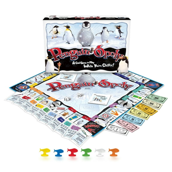 Late for The Sky Peng Penguin-Opoly Board Game