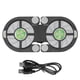 thumbnail image 1 of Almohadilla de enfriamiento plegable para computadora portátil USB, ventiladores dobles de 500 RPM-2500 RPM de poco ruido para computadora portátil, 1 of 8