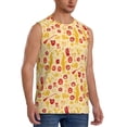 thumbnail image 2 of Xecao Halloween Elements Print Men's Tank Top: Sleek Sleeveless Tee for Casual Sports and Beach Occasions-XX-Large, 2 of 7