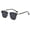 Gold, variant on Vintage Half Frame Sunglasses for Women and Men Fashion Metal Sun Glasses UV400 Protection Eyewear Travel Driving Sunscreen Glasses
