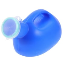 Tineasur Portable Urinal Bottle Blue Plastic for Physically Disabled Travel Use