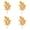 A, variant on 4Pcs Artificial Maple Leaves Branches 13in Fake Fall Leaves Stems Plants for Home Kitchen Farmhouse Thanksgiving Table Centerpiece