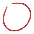 thumbnail image 1 of Ofertas Únicas 1 Pc 4 AWG Gauge 2FT Cable de Inversor de Batería de Cobre 5/16" Lug Universal Rojo, 1 of 7