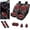 Rose-Red, variant on LedBack Boho Frog Printed Car Seat Covers Full Set for Women Men, Neoprene Steering Wheel Cover Seatbelt Front Rear Seat Backrest Bottom Universal Fit Most Vehicles Easy to Install