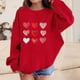 thumbnail image 5 of Blusas y camisas de manga larga con cuello redondo Estampado para niños Estampado de manga larga Casual Suelto Forro polar para mayor calidez Sudadera con capucha de manga larga con cuello redondo par, 5 of 5