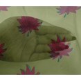thumbnail image 4 of oneOone Viscose Chiffon Fabric Leaves Block Fabric Prints By Yard 42 Inch Wide, 4 of 4