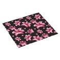 thumbnail image 2 of Vsdgher Lilies Flowers Print Dish Drying Mat, Kitchen Counter Mat, Dish Drying Pad for Dishes, Utensils, Pots and Pans,16" x 18", 2 of 8
