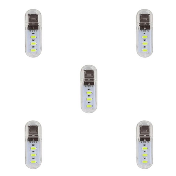 Sidaley Luz nocturna para PC, 3 LED, 500mA, 200LM, 3000K/7000K, interfaz USB, adaptador de carga para ordenadores portátiles de interior, lámpara de Type2 NO2