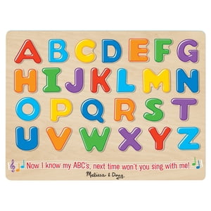 Melissa & Doug Alphabet Sound Puzzle, 26 Pieces