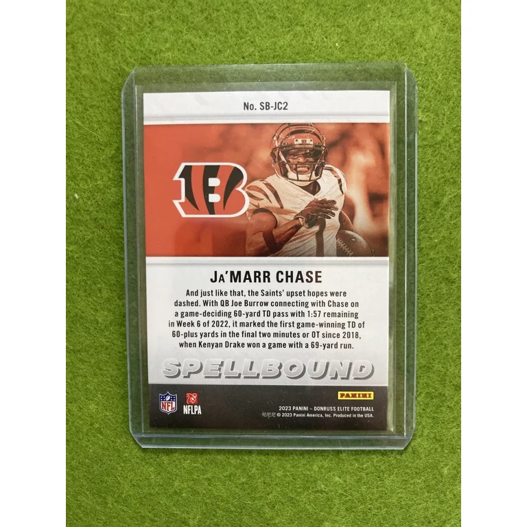 Ja'Marr Chase SPELLBOUND H RED CARD #/75 SSP BENGALS SP 2023
