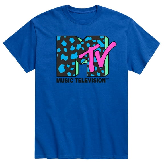 MTV - Leopard Mtv - Men's Short Sleeve Graphic T-Shirt