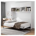 thumbnail image 2 of Murphy Bed Kit, Full Size, Deluxe DIY Wall Bed Mechanical Kit, Pneumatic Lever Heavy Duty Bed Frame Support, Folding Cabinet Wall Bed Space Saving Design for Guestroom, Easy to Build, 2 of 8