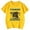 Yellow, variant on Hienoo Toddler Girls Graphic T Shirt Funny Print Short Sleeve T Shirt Summer Tee