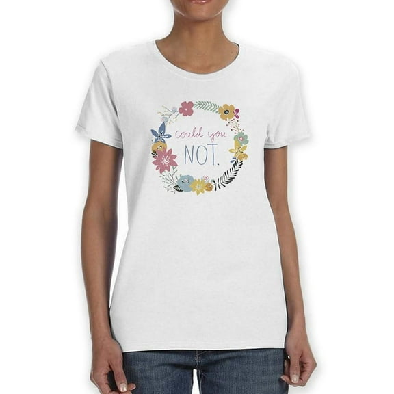 Snarky Florals Viii. T-Shirt Women -June Erica Vess Designs, Female x-Large