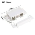 thumbnail image 2 of 2pcs MC-31 Surface Mount Wired NC Door Sensor Alarm Magnetic Reed Switch White, 2 of 4