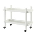 thumbnail image 2 of Mainstays Kids 2-Tier Storage Cart, White, 2 of 3