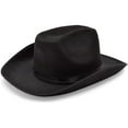 thumbnail image 5 of Zodaca Black Western Party Cowboy Hat for Men and Women, Aged to Perfection (Adult Size), 5 of 6
