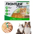 thumbnail image 1 of FRONT Flea³ and Tick³ Plus Treatment For Cats And Kittens 6 Monthly Topical Doses 10ml B, 1 of 9