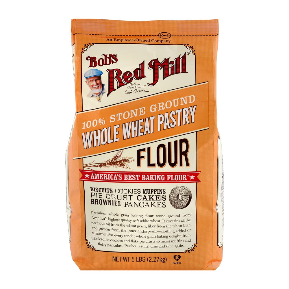 Bob's Red Mill 100% Stone Ground Whole Wheat Pastry Flour, 5.0 LB by Bob's Red Mill Natural Foods, Inc.
