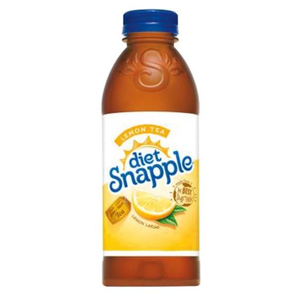 Snapple Diet Lemon Tea 20 Oz Plastic Bottles Pack of 24 ...